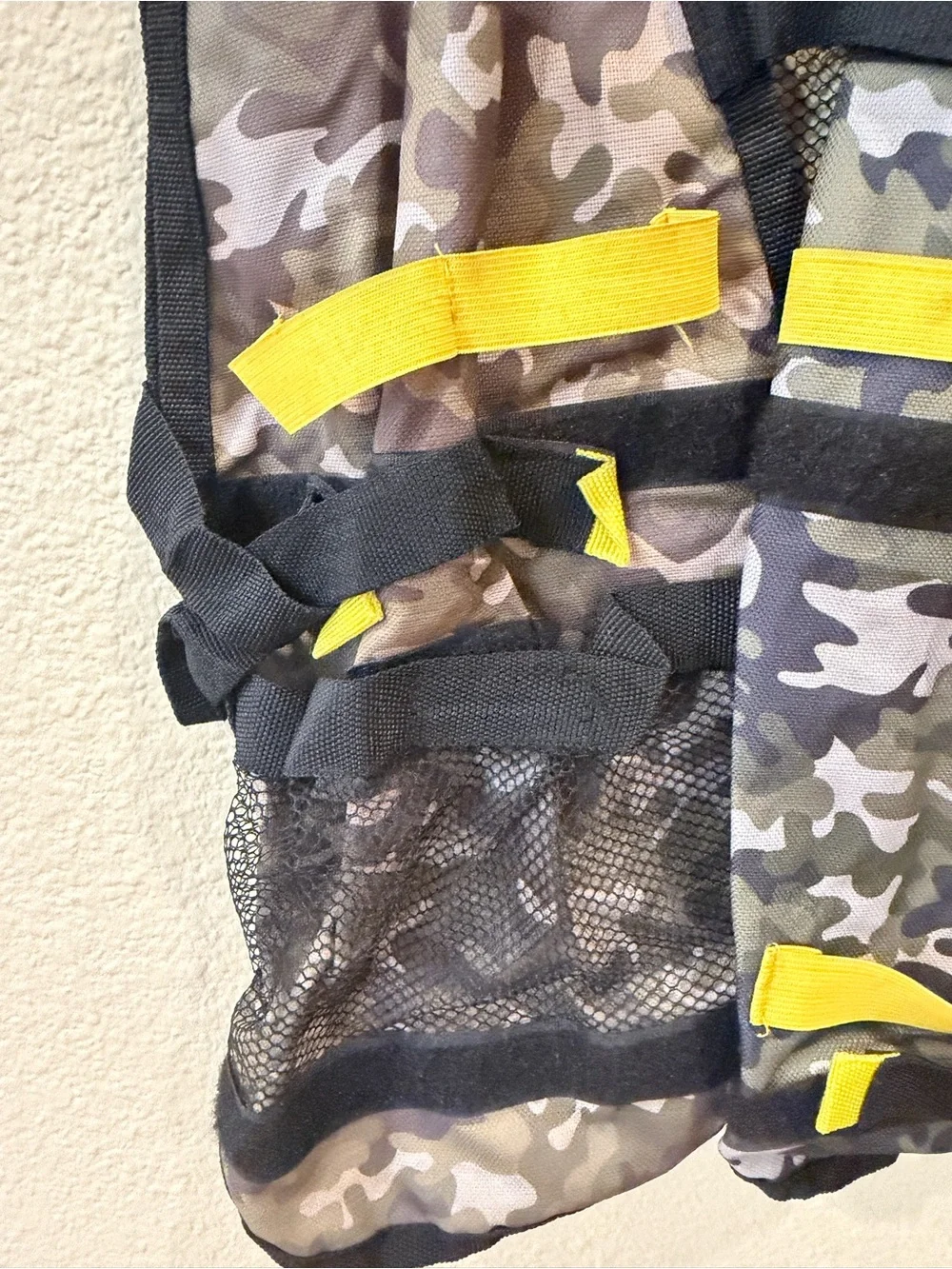 Kids Camouflage Play Vest with Yellow Accents - Unbranded